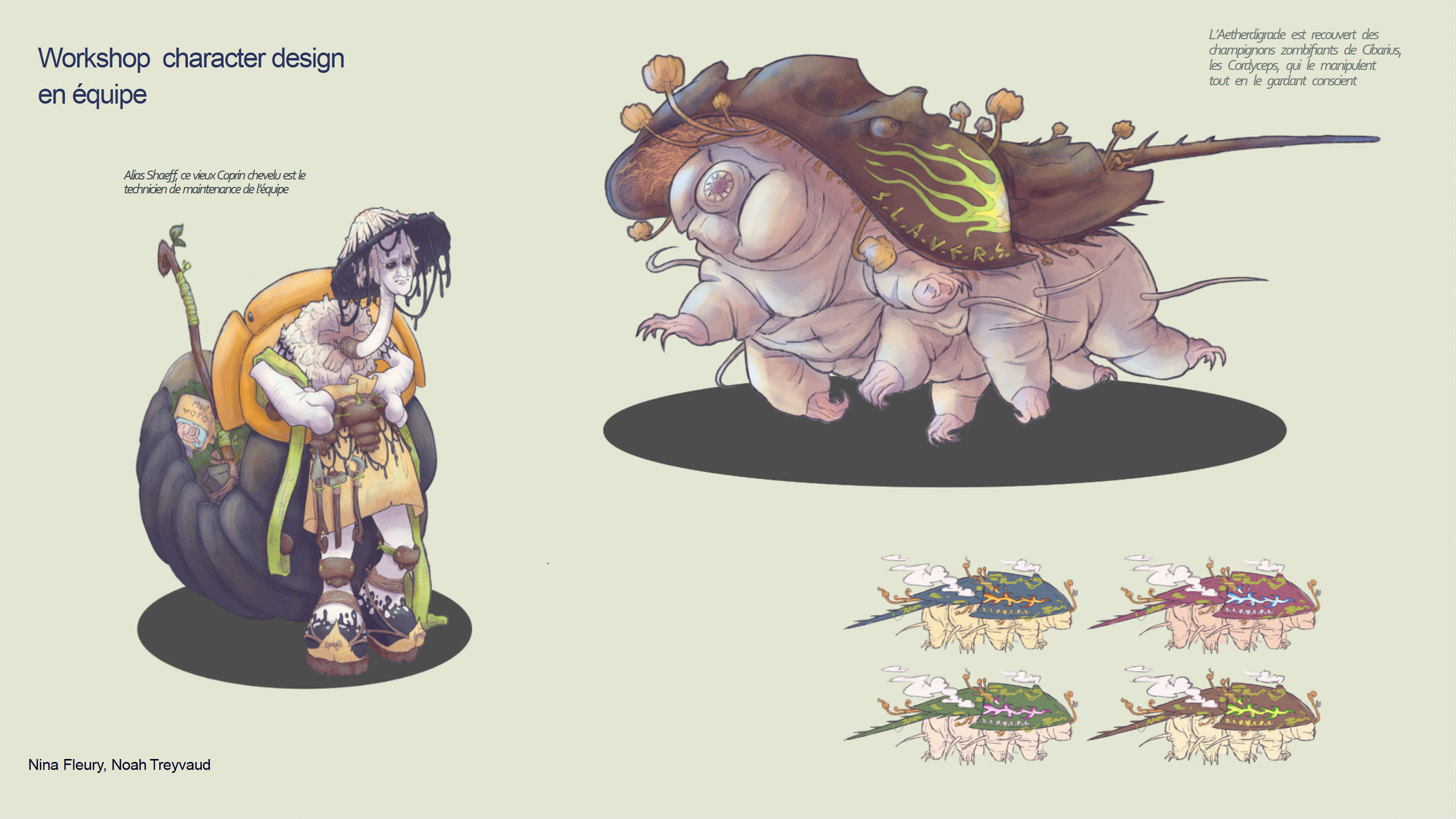 Character Design Peclet Kévin